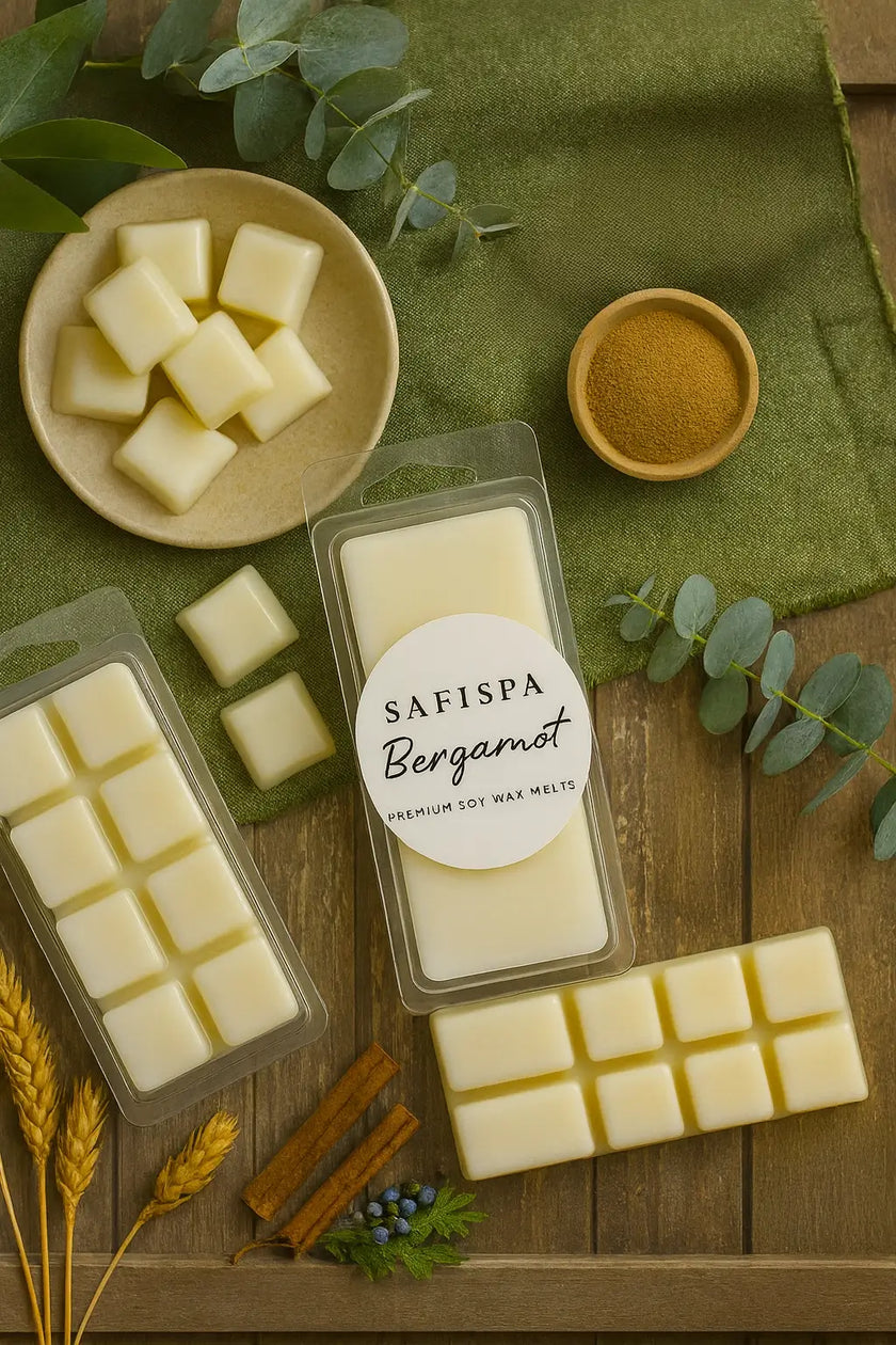 Bergamot Soy Wax Melts
Fresh, crisp citrus , Long-lasting, strong scent throw