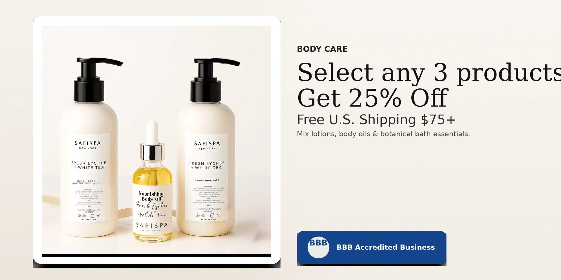 Hydrating Body Oils, Moisturizing Lotions & Sulfate-Free Body Wash