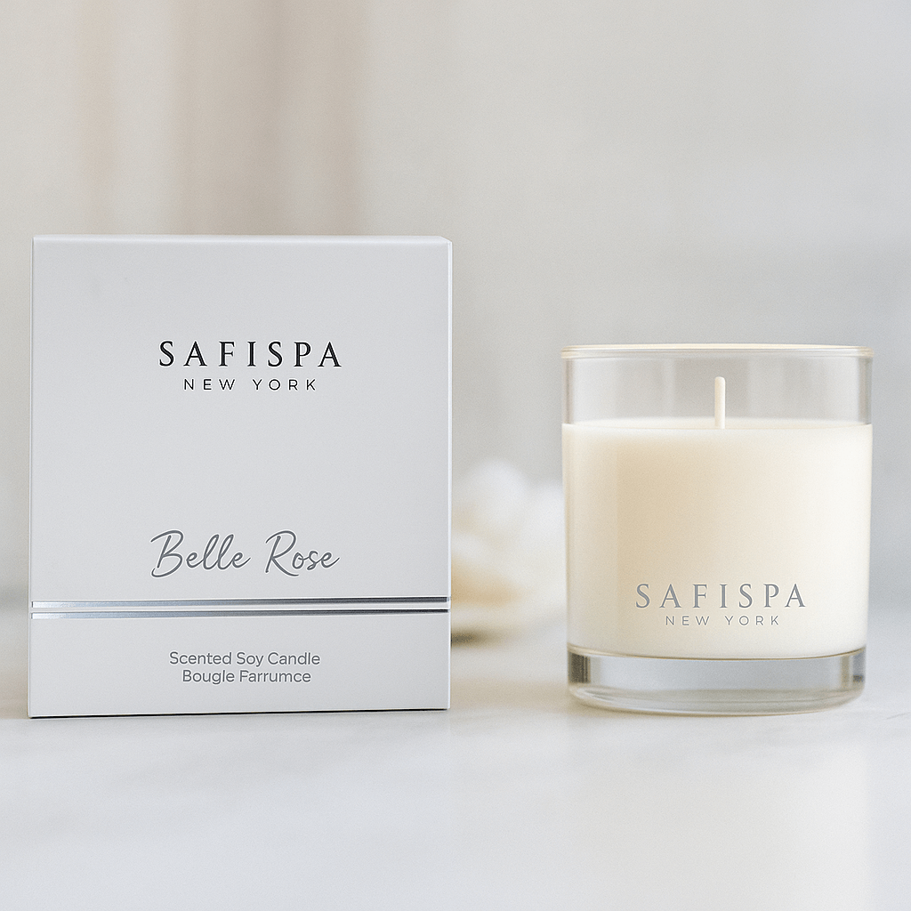 Luxury Rose Scented Candle, Velvet-Belle-candle-Rose-Scent-Romance-Fragrance