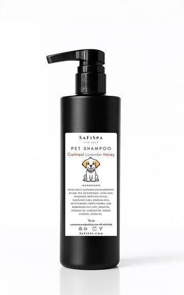 dog shampoo with oatmeal, lavender & honey 