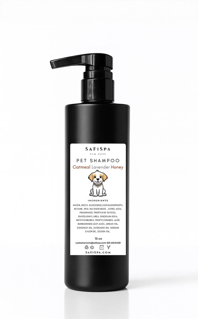 dog shampoo with oatmeal, lavender & honey 
