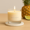 Highly scented luxury tropical candle- paradise candle scent shop now