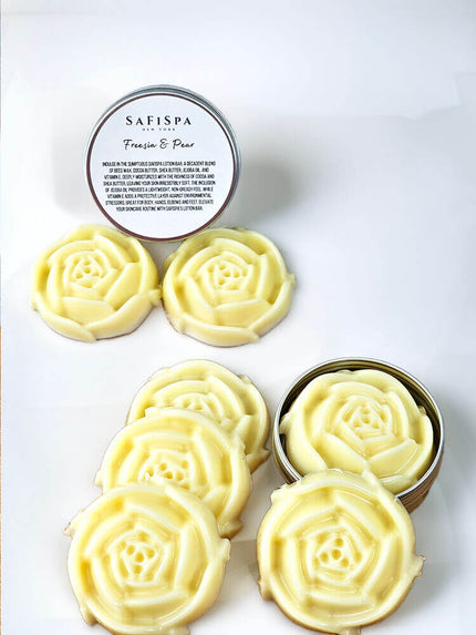 Handcrafted eco-friendly lotion bar with nourishing ingredients