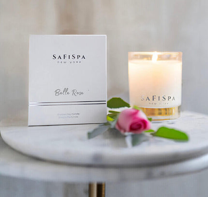 Velvet Rose Spa Candle for a beautiful home experience