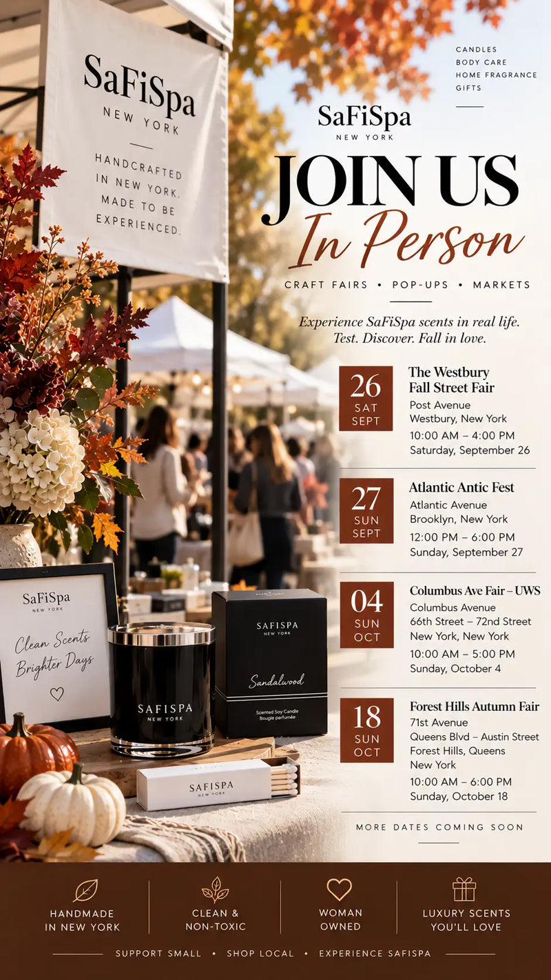 SaFiSpa upcoming craft fairs and events
