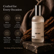 SaFiSpa Sandalwood Body Mist for work, gym, date night and travel, presented as a versatile everyday unisex fragrance.