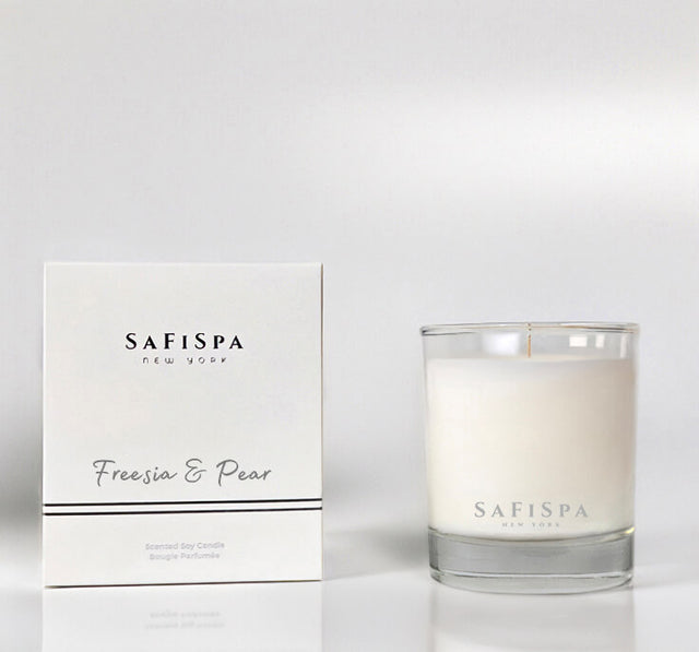 Freesia and Pear  candle is a popular choice for those who want a strong, but not overpowering, fragrance. 