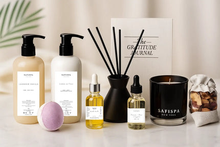Treat yourself or someone special to luxurious wellness gift set. This curated gift set is hand-selected to nourish the senses and soothe the soul — available while supplies last.