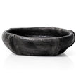 Handcrafted luxury black ceramic candle vessel with sculptural artisan design from SaFiSpa bespoke collection for premium home decor and modern interiors