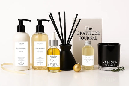  Wellness gift set
The ultimate self-care experience, designed to reduce stress, improve sleep, and promote mindfulness. This comprehensive 10-piece set combines premium skincare with aromatherapy and journaling tools for complete relaxation