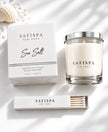 scented sea salt candle made in new york, give your home the perfect gift shop best home candles 