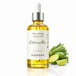 SaFiSpa Citronella Nourishing Body Oil 2 oz luxury glass bottle on white background