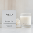 Freesia and Pear  candle is a popular choice for those who want a strong, but not overpowering, fragrance. 