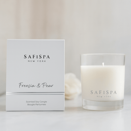Freesia and Pear  candle is a popular choice for those who want a strong, but not overpowering, fragrance. 