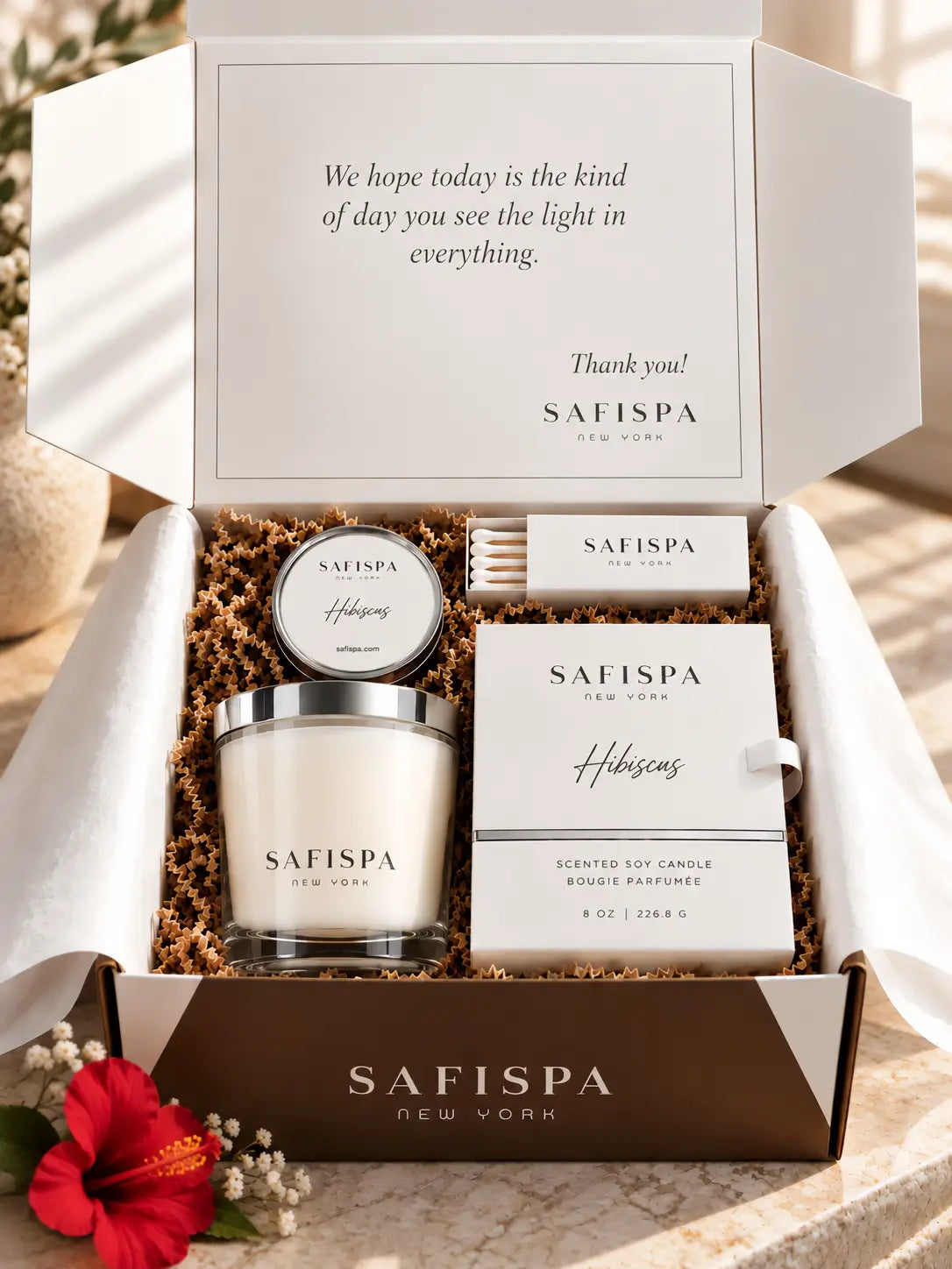 self care cangel gift set for you or your love one. shop candles now 