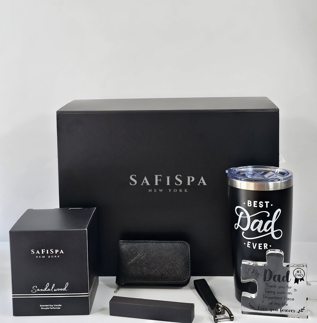 Dad's Relaxation Kit: Candle, Spa & Grooming Must-Haves 