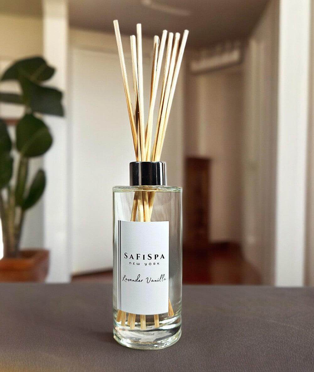 Breathe in the calming blend of lavender and vanilla with our diffuser. Lavender Oil Reed Diffuser - Calming Aroma Therapy
