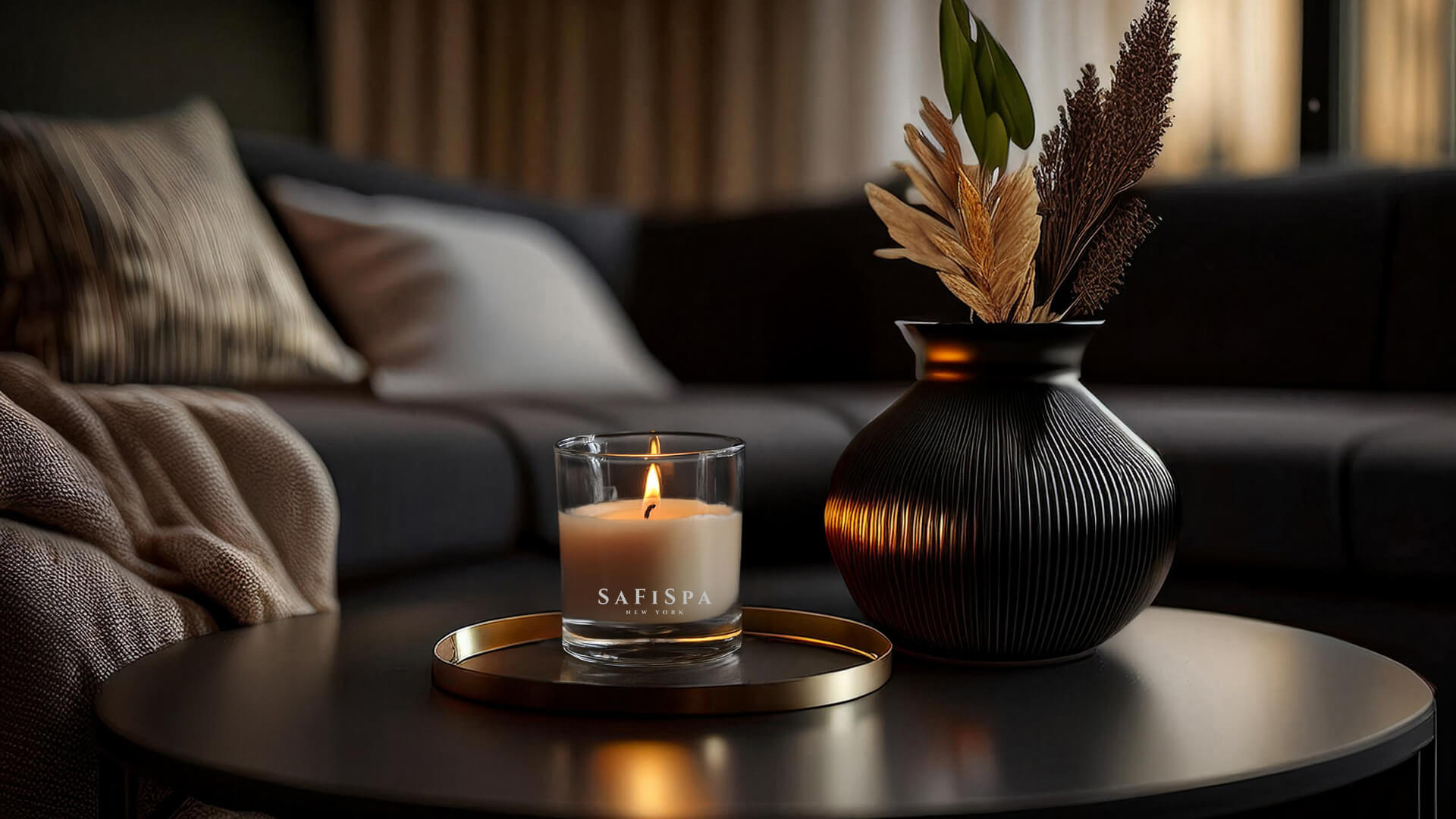 Luxury Soy Scented Candles  by Safispa NY. Shop candle online