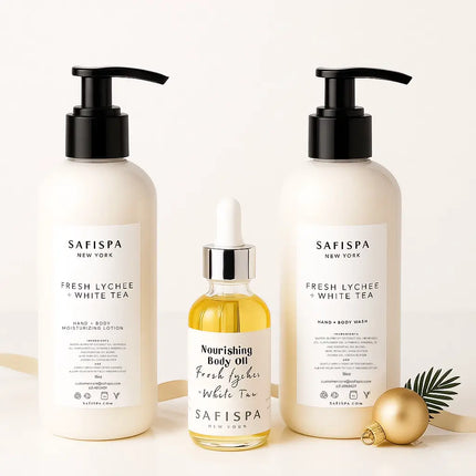 gift set nourishing-body-care-gift-set-skin-lotion-oil-wash