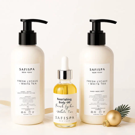 gift set nourishing-body-care-gift-set-skin-lotion-oil-wash