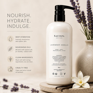 Lavender Vanilla Moisturizing Lotion | Luxury Care