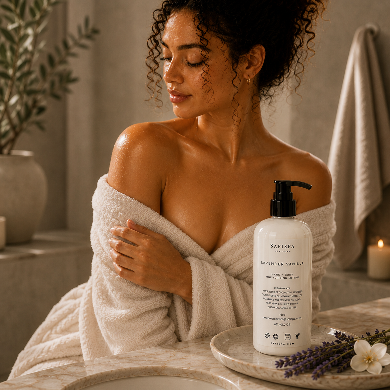 Lavender Vanilla Moisturizing Lotion | Luxury Care