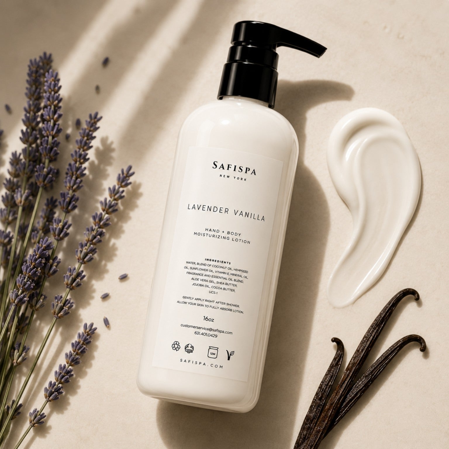 Lavender Vanilla Moisturizing Lotion | Luxury Care