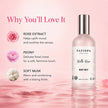 SaFiSpa Belle Rose Body Mist with rose, peony and soft musk fragrance notes