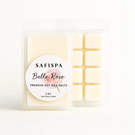 Rose Soy Wax Melts | Long-Lasting, Natural & Hand-Poured | SaFiSpa