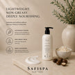 SaFiSpa Unscented Body Lotion lightweight non-greasy moisturizer with fast absorbing hydration and nourishing botanical oils