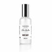 Shea butter body mist spray by Safispa in frosted glass bottle clean hydrating fragrance for soft skin