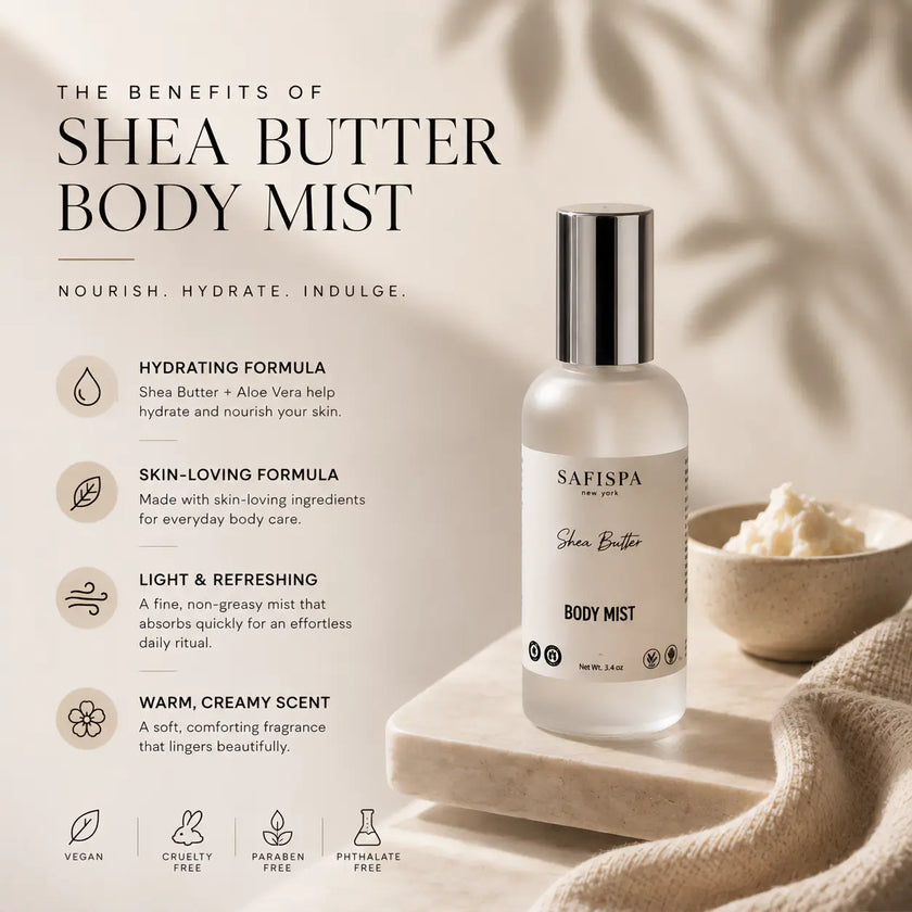 spray shea butter body mist ingredients