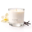 Vanilla Essence candle by SaFiSpa New York luxury soy candle with warm creamy vanilla fragrance inspired by natural vanilla bean